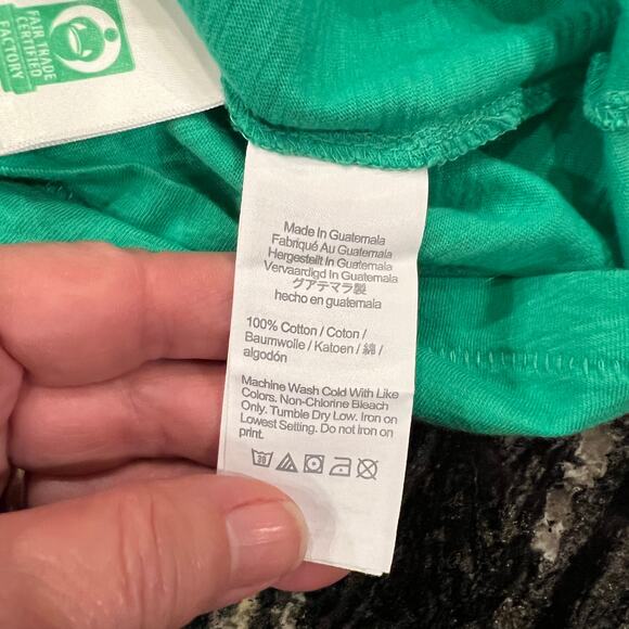 NWT J. Crew Green W/"Los Angeles" Graphic Crewneck T-Shirt - SIZE M - Picture 9 of 10